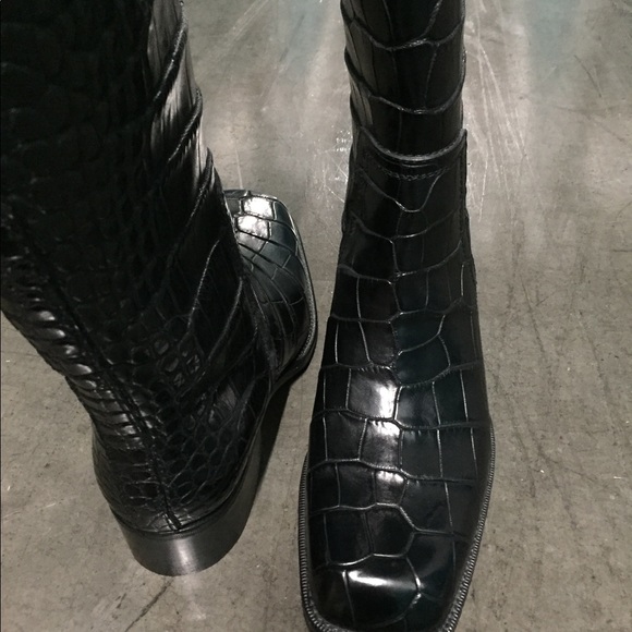 Genuine alligator boots Louis Vuitton rare new main image 6